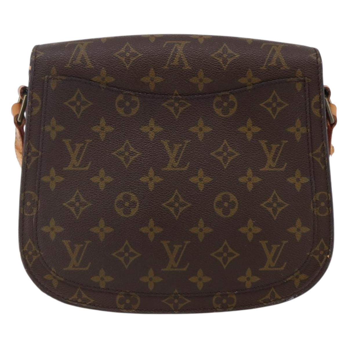 LOUIS VUITTON Monogram Saint Cloud GM Shoulder Bag M51242 LV Auth 147160