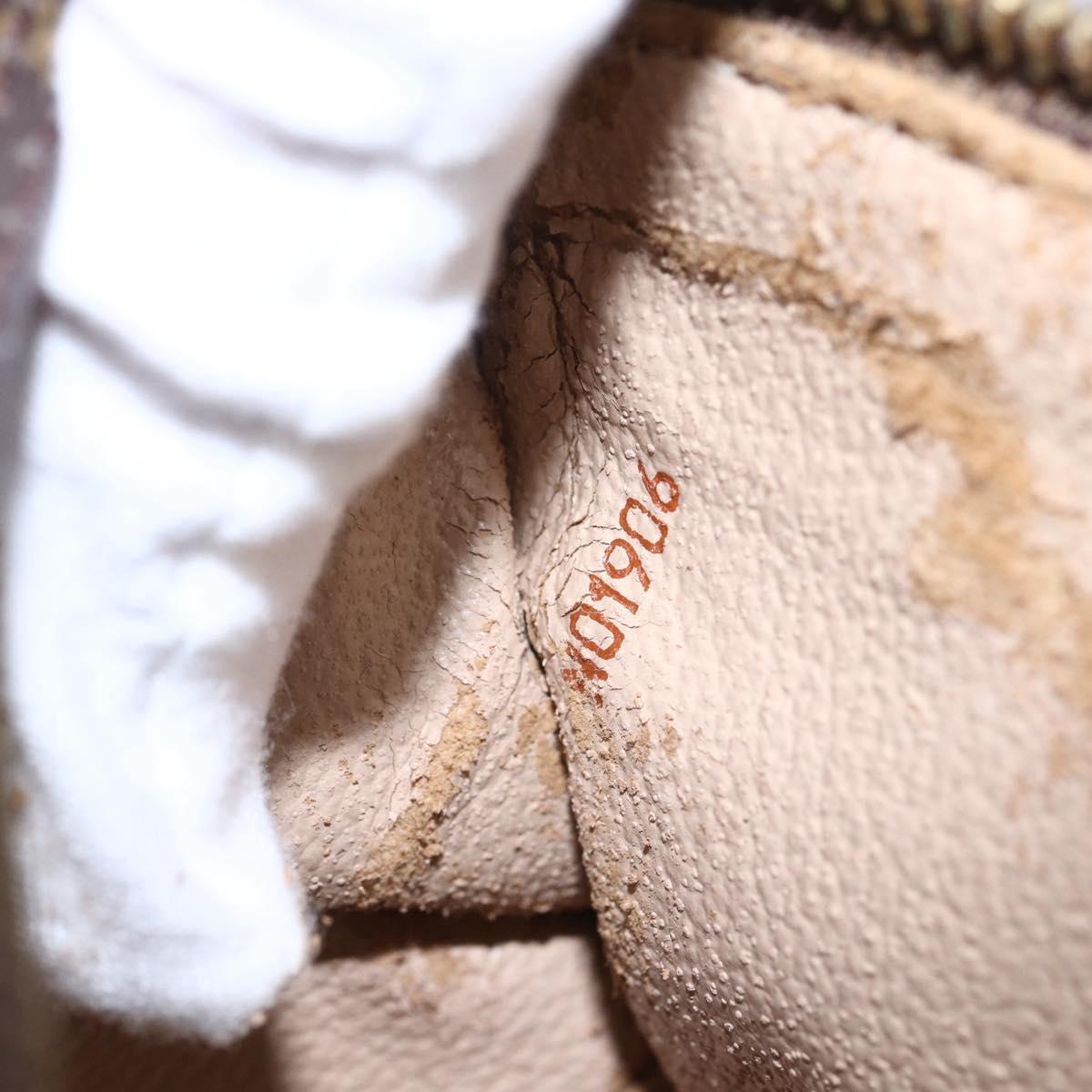 LOUIS VUITTON Monogram Trousse Patte Pression Cosmetic Pouch M47636 Auth 147161