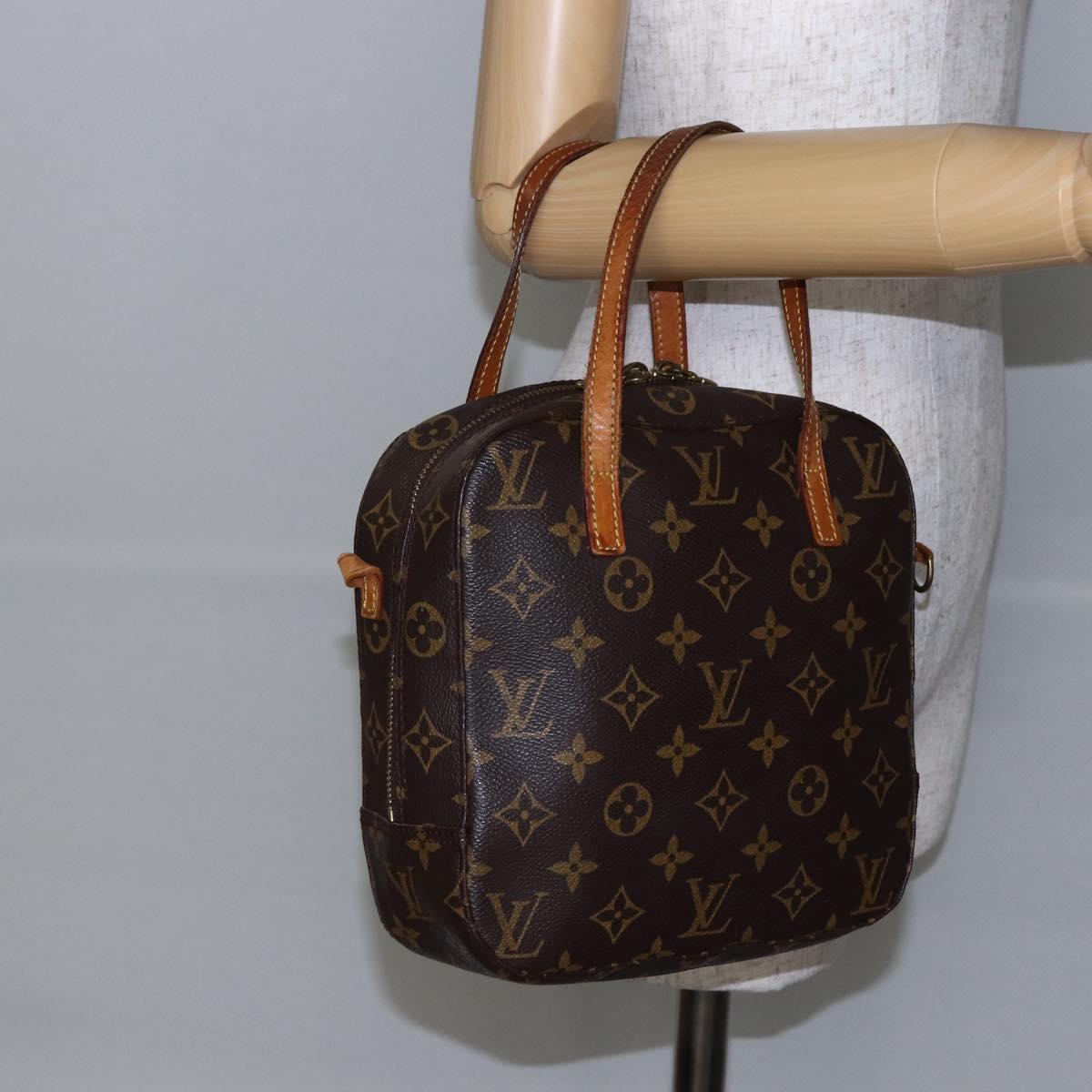 LOUIS VUITTON Monogram Spontini Hand Bag M47500 LV Auth 147162