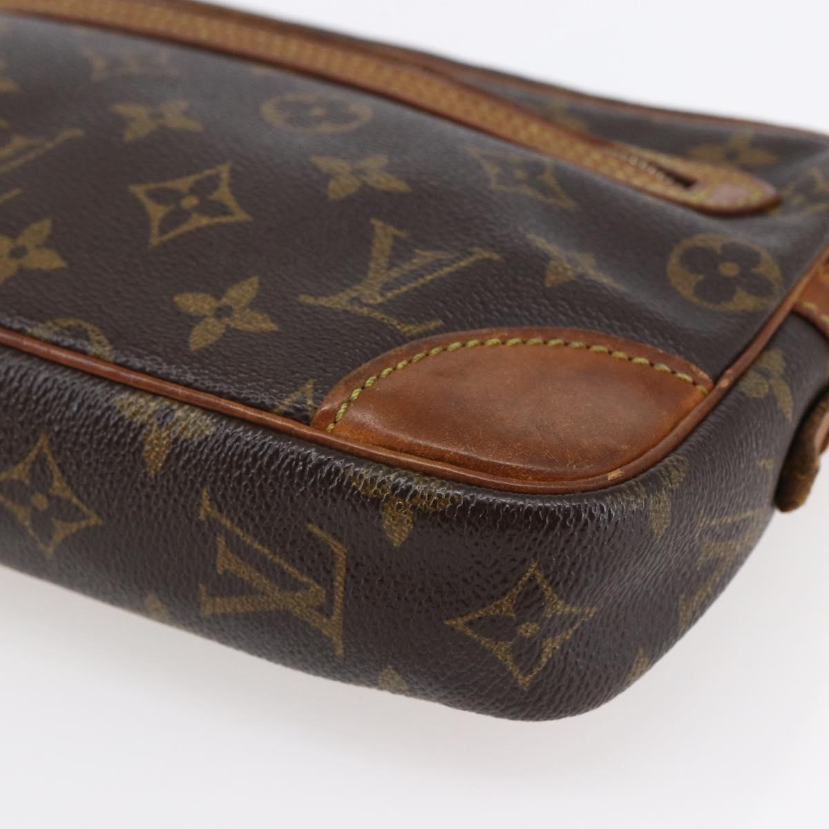 LOUIS VUITTON Monogram Marly Dragonne GM Clutch Bag M51825 LV Auth 147168
