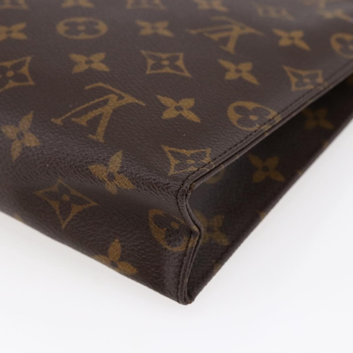 LOUIS VUITTON Monogram Poche Toilette 26 Pouch M47542 LV Auth 147169