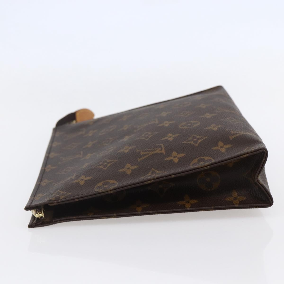 LOUIS VUITTON Monogram Poche Toilette 26 Pouch M47542 LV Auth 147169