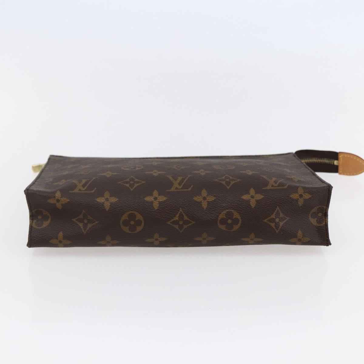 LOUIS VUITTON Monogram Poche Toilette 26 Pouch M47542 LV Auth 147169