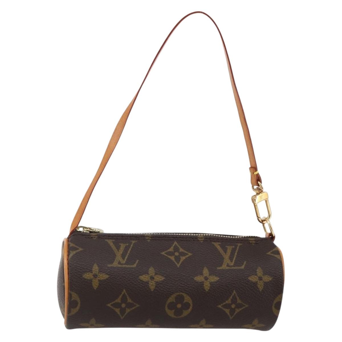 LOUIS VUITTON Monogram Papillon Pouch LV Auth 147171