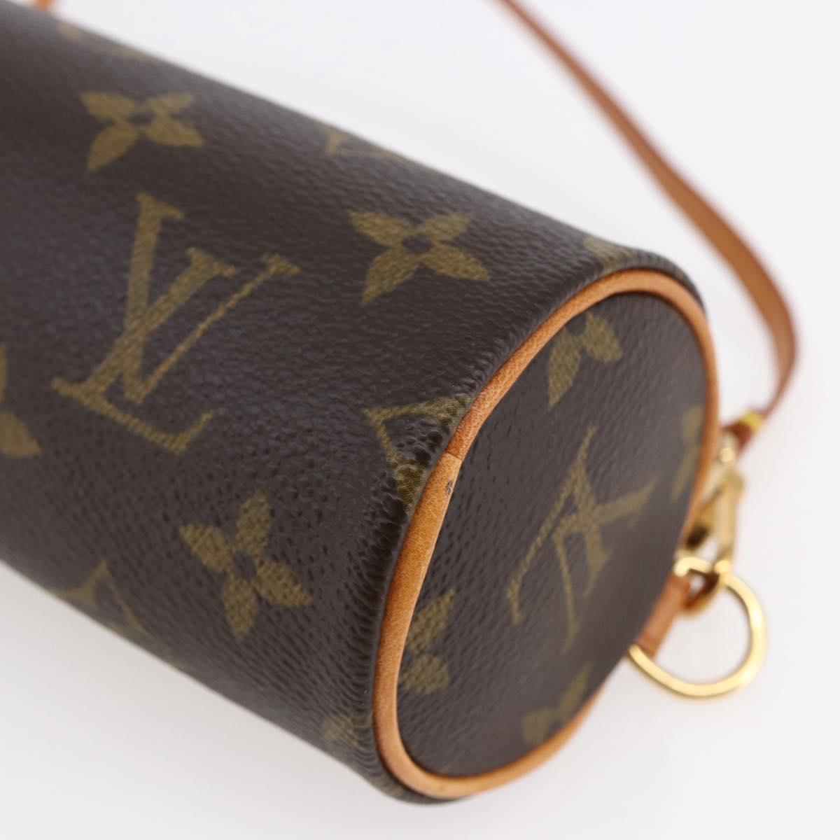 LOUIS VUITTON Monogram Papillon Pouch LV Auth 147171