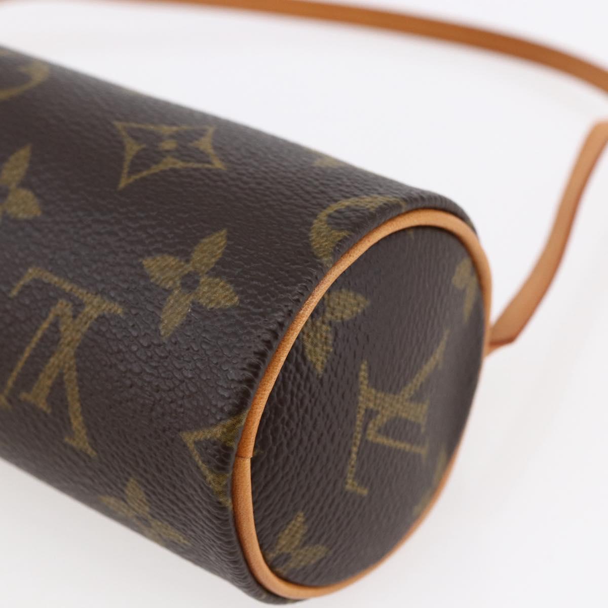 LOUIS VUITTON Monogram Papillon Pouch LV Auth 147171