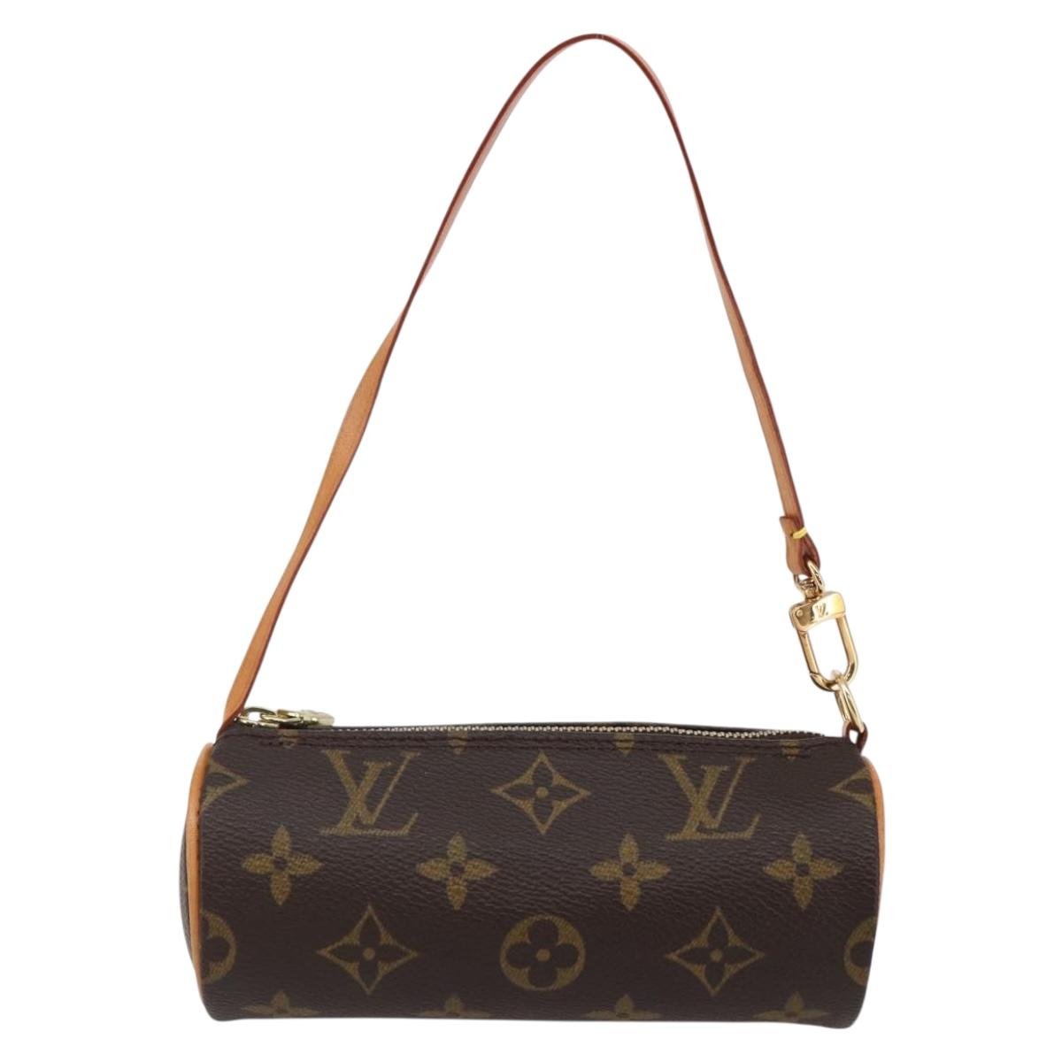 LOUIS VUITTON Monogram Papillon Pouch LV Auth 147171