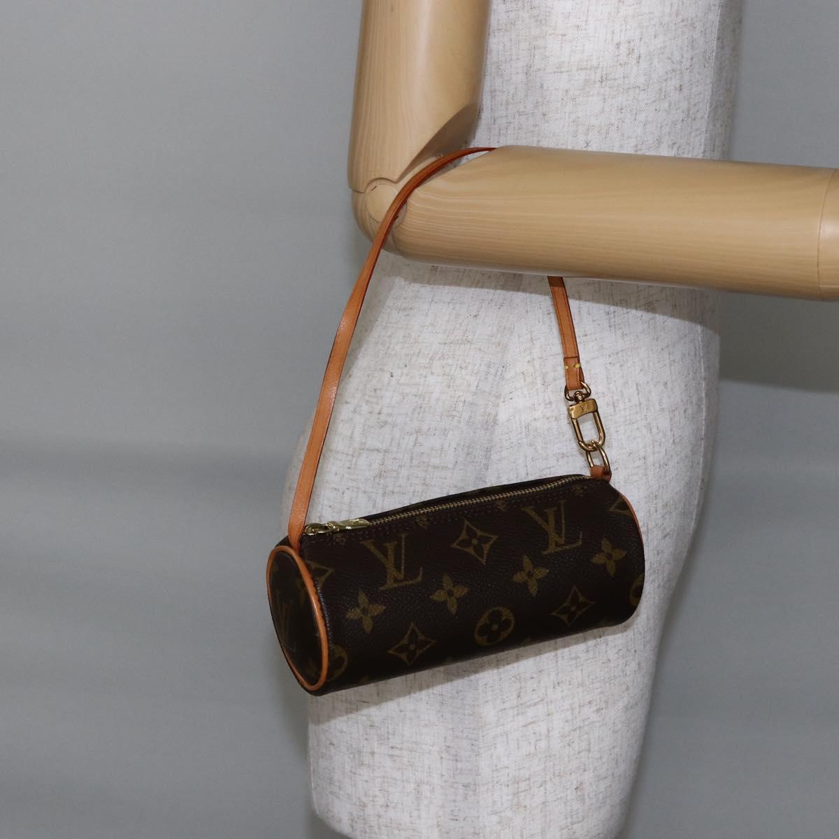 LOUIS VUITTON Monogram Papillon Pouch LV Auth 147171