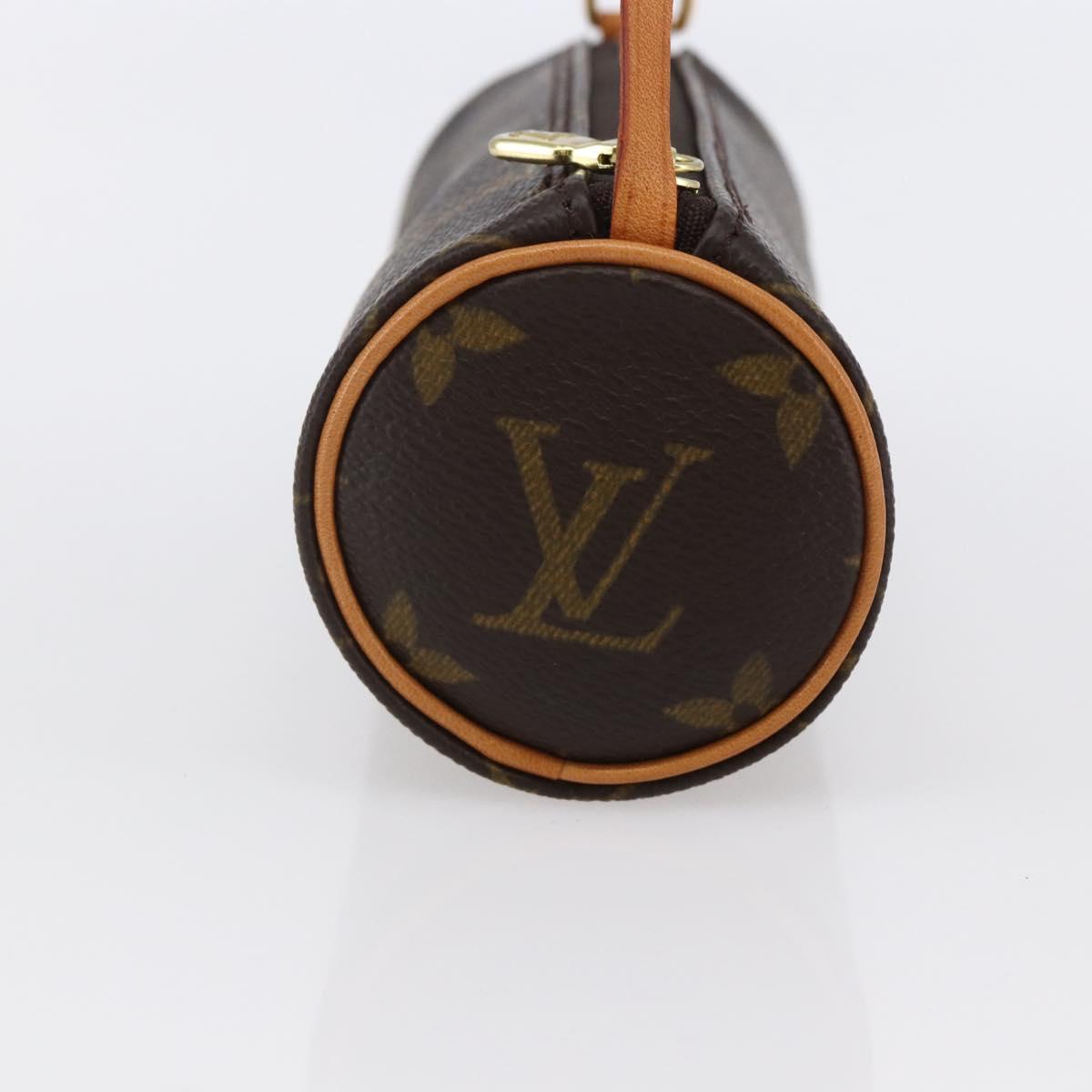 LOUIS VUITTON Monogram Papillon Pouch LV Auth 147171