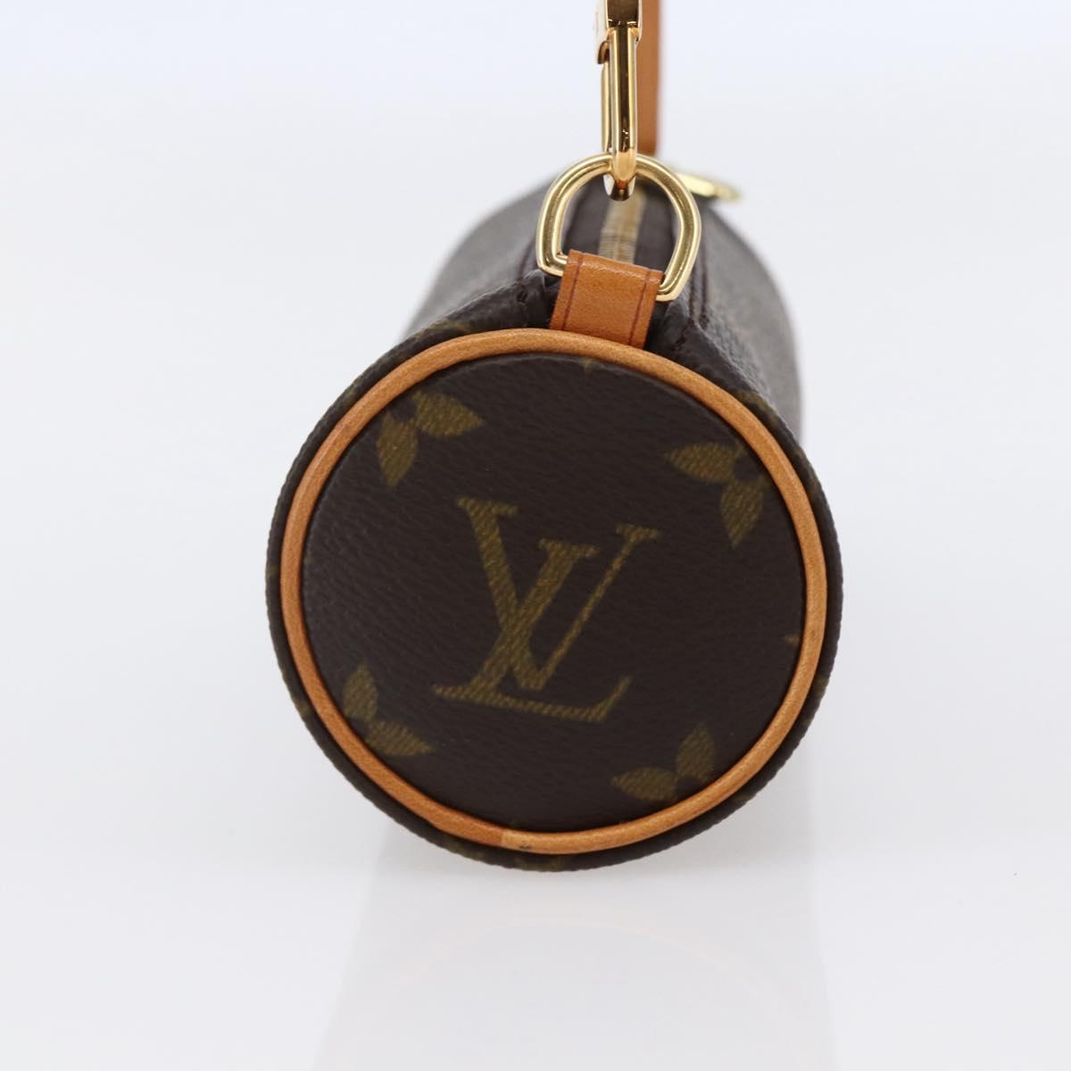 LOUIS VUITTON Monogram Papillon Pouch LV Auth 147171