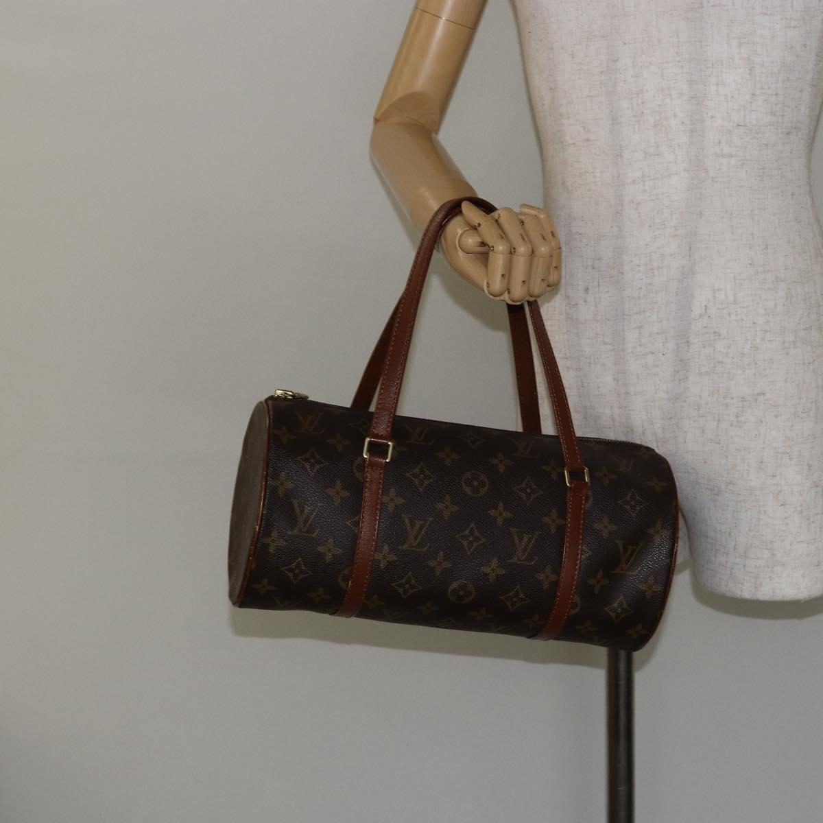 LOUIS VUITTON Monogram Papillon 30 Hand Bag M51385 LV Auth 147173