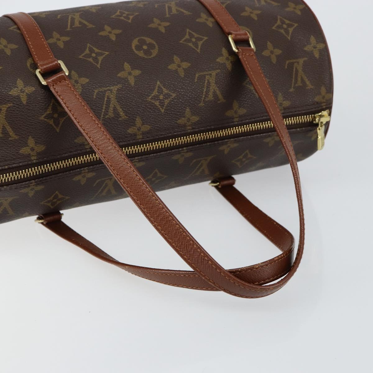 LOUIS VUITTON Monogram Papillon 30 Hand Bag M51385 LV Auth 147173