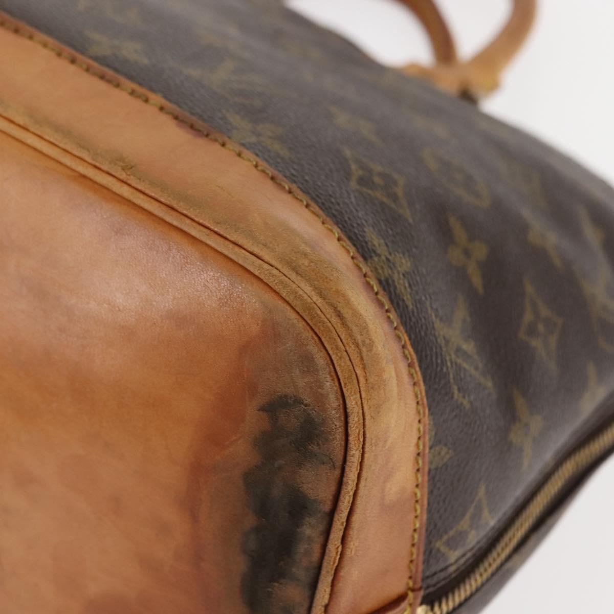 LOUIS VUITTON Monogram Alma Hand Bag M51130 LV Auth 147174