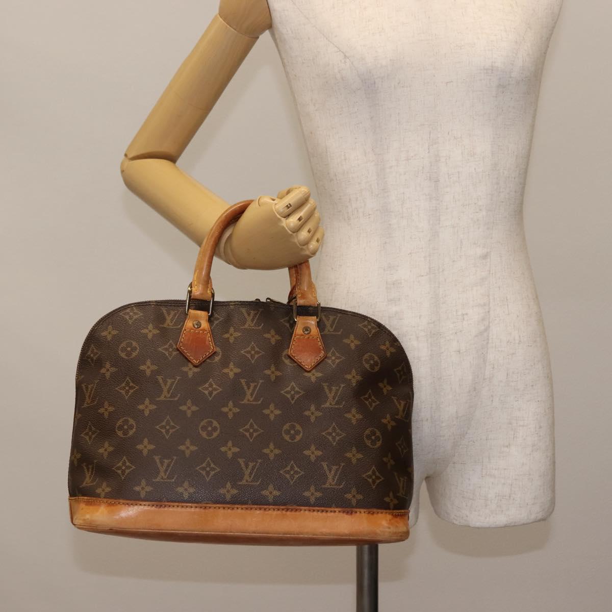 LOUIS VUITTON Monogram Alma Hand Bag M51130 LV Auth 147174