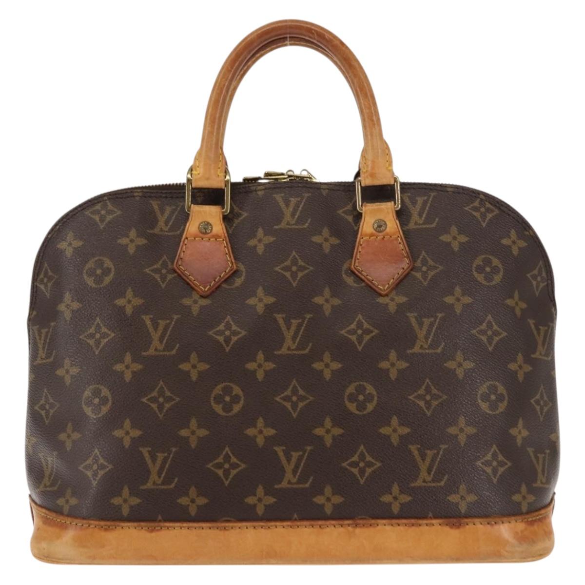LOUIS VUITTON Monogram Alma Hand Bag M51130 LV Auth 147174