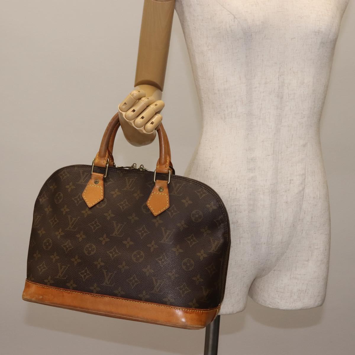 LOUIS VUITTON Monogram Alma Hand Bag M51130 LV Auth 147175