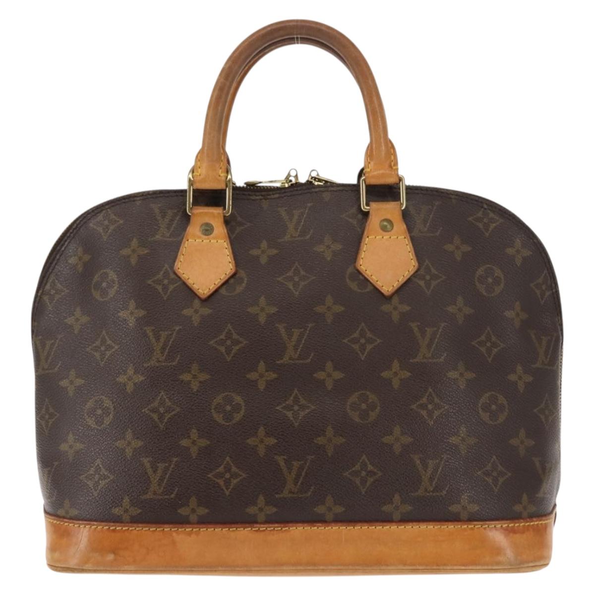 LOUIS VUITTON Monogram Alma Hand Bag M51130 LV Auth 147175