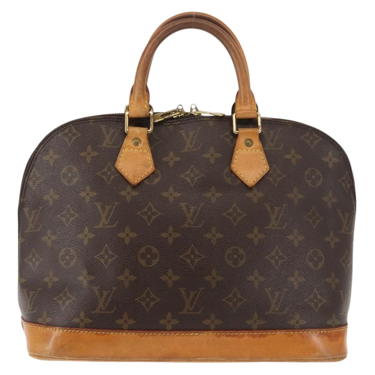 LOUIS VUITTON Monogram Alma Hand Bag M51130 LV Auth 147175