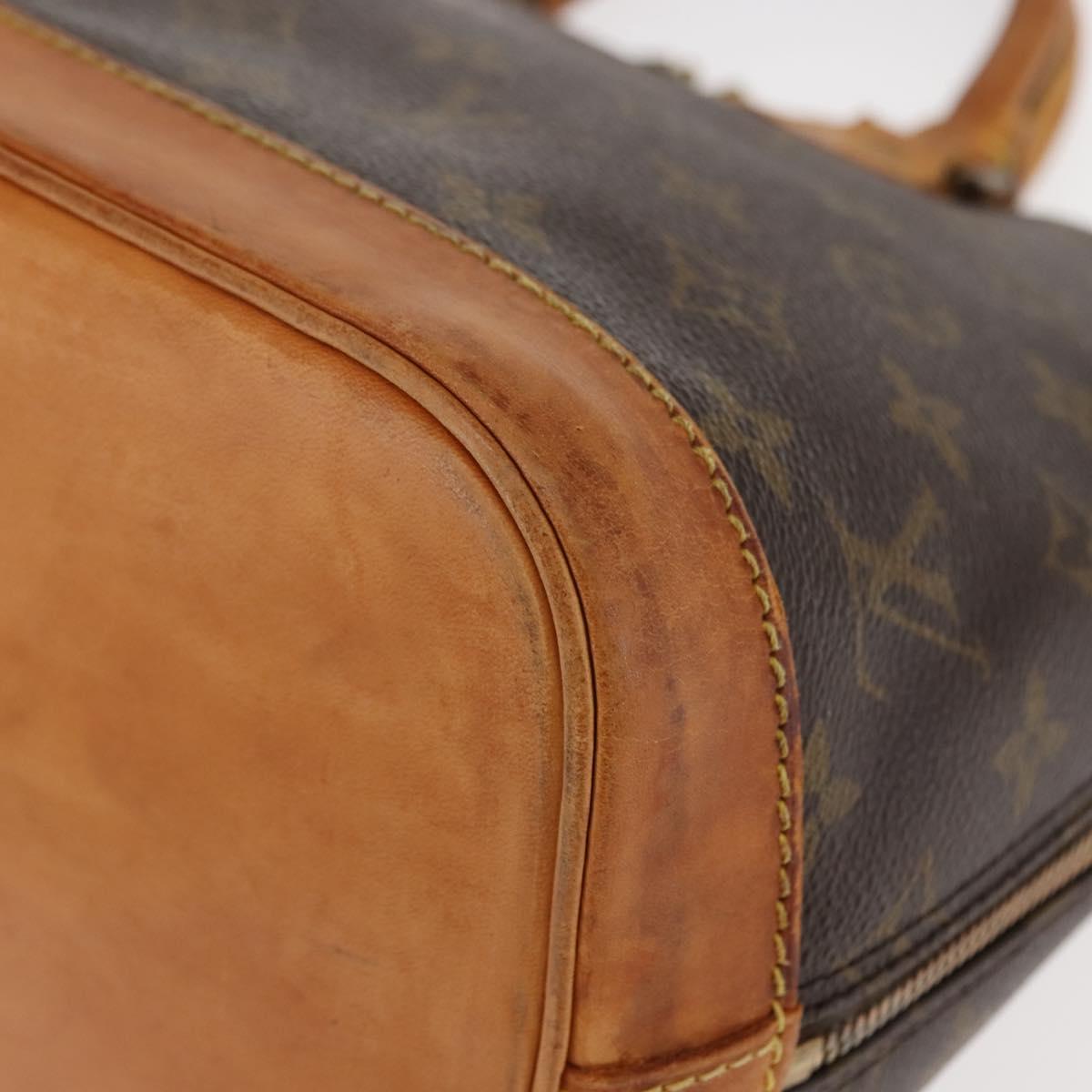 LOUIS VUITTON Monogram Alma Hand Bag M51130 LV Auth 147176