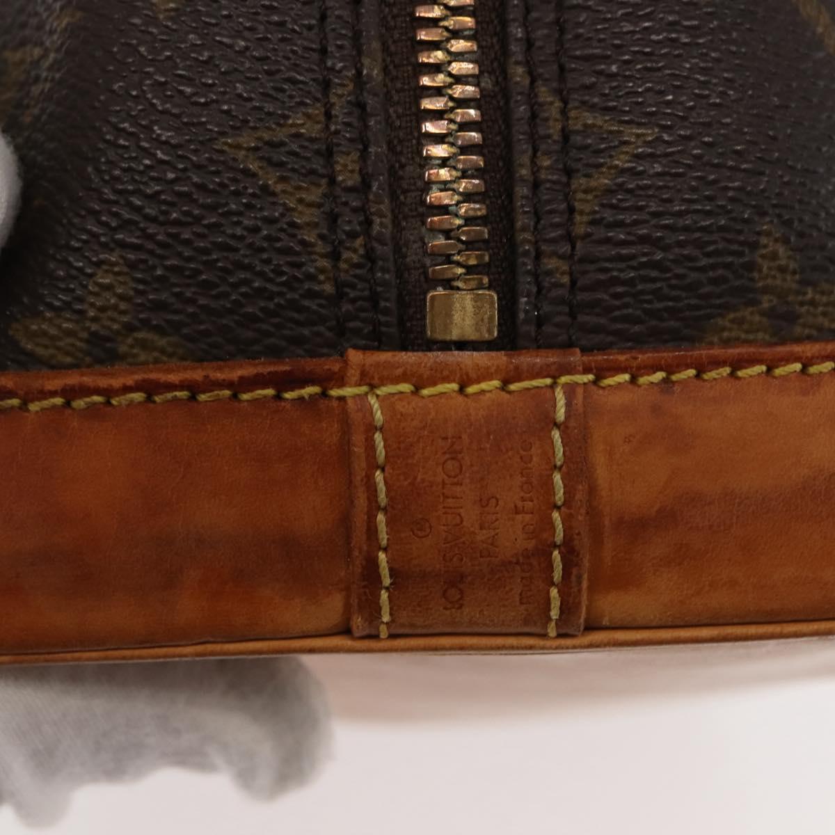 LOUIS VUITTON Monogram Alma Hand Bag M51130 LV Auth 147176