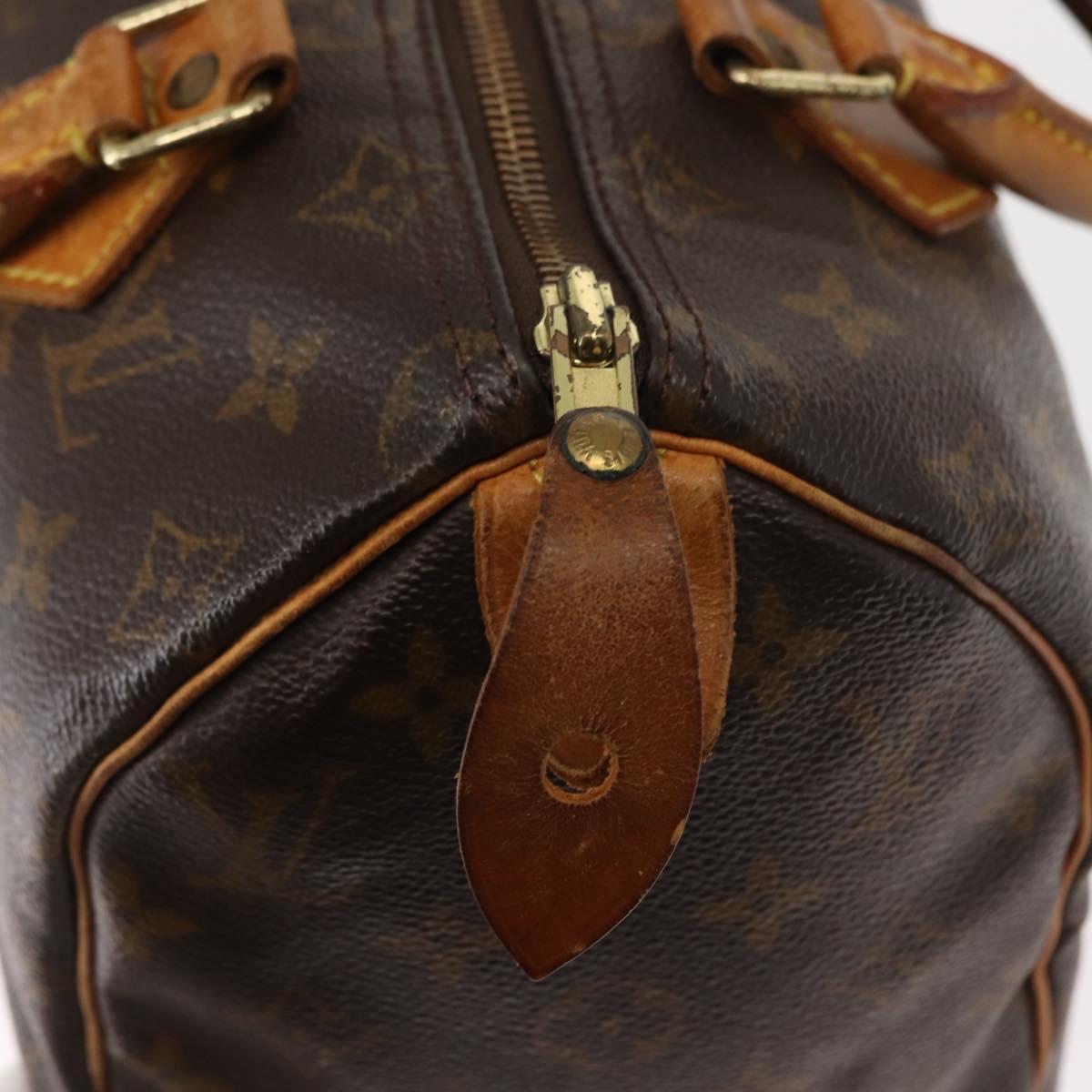 LOUIS VUITTON Monogram Speedy 25 Hand Bag M41528 LV Auth 147177
