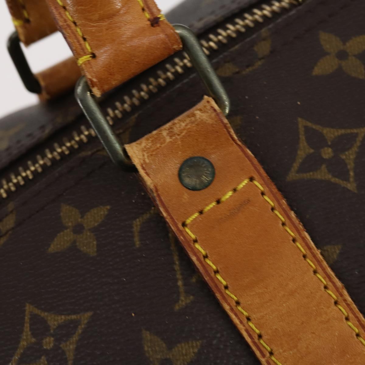 LOUIS VUITTON Monogram Keepall 55 Boston Bag M41424 LV Auth 147182