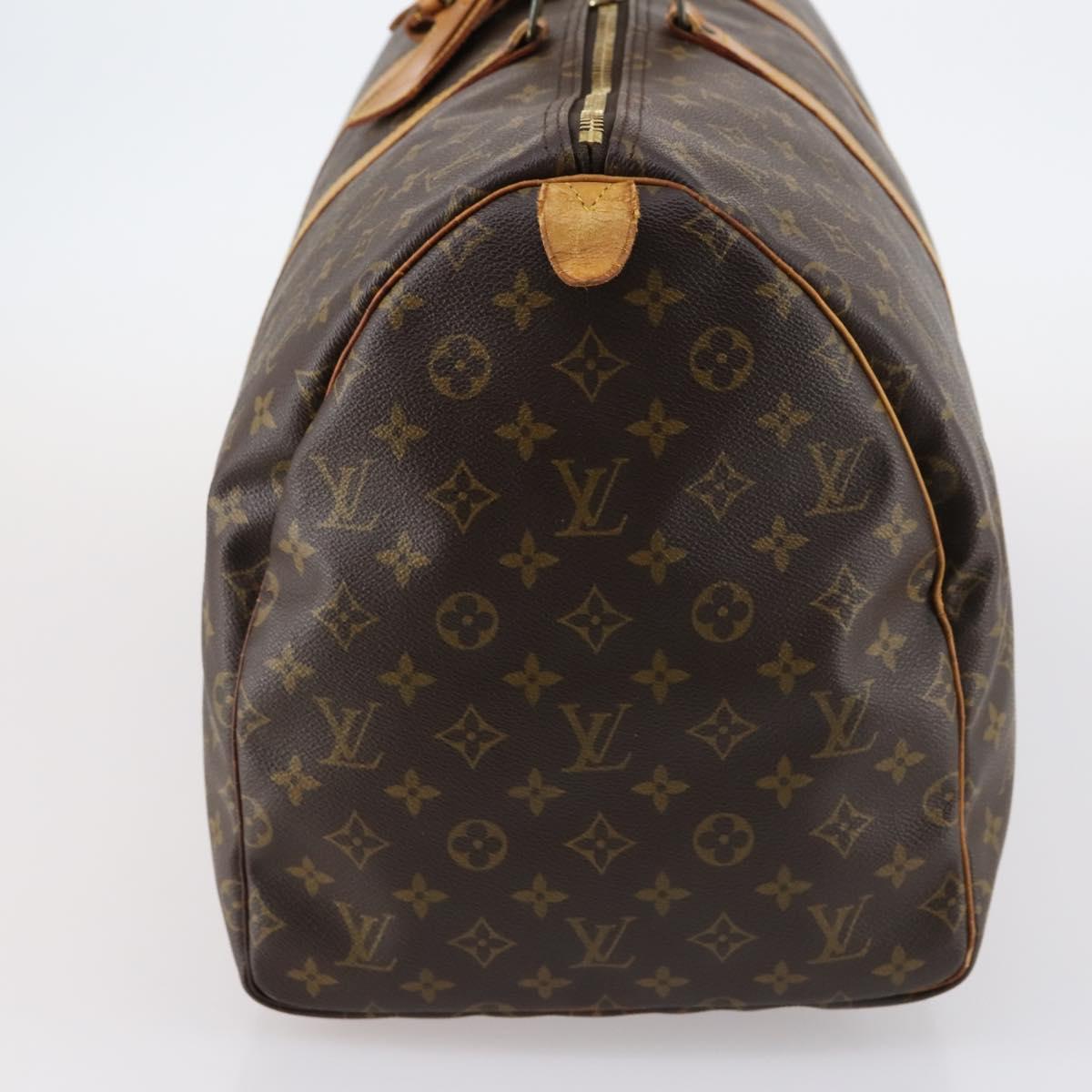 LOUIS VUITTON Monogram Keepall 55 Boston Bag M41424 LV Auth 147182