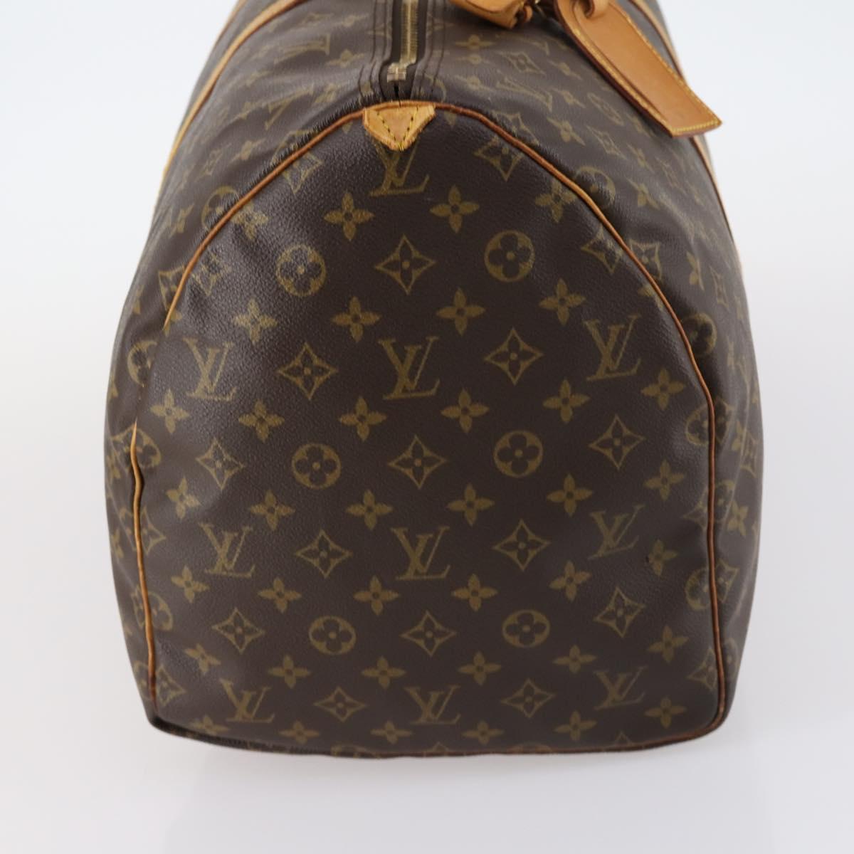LOUIS VUITTON Monogram Keepall 55 Boston Bag M41424 LV Auth 147182