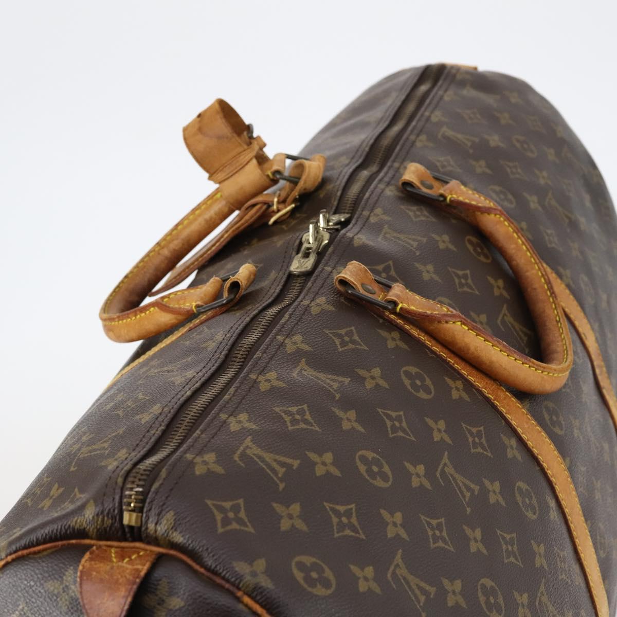 LOUIS VUITTON Monogram Keepall 60 Boston Bag M41422 LV Auth 147183