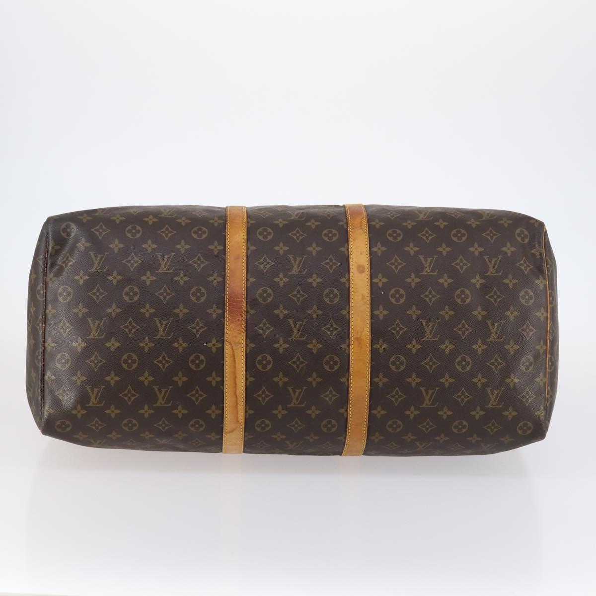 LOUIS VUITTON Monogram Keepall 60 Boston Bag M41422 LV Auth 147183