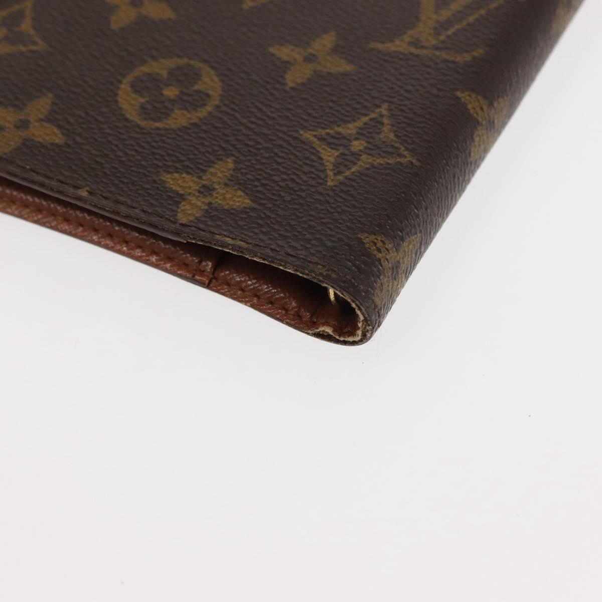 LOUIS VUITTON Monogram Agenda PM Day Planner Cover R20005 LV Auth 147184