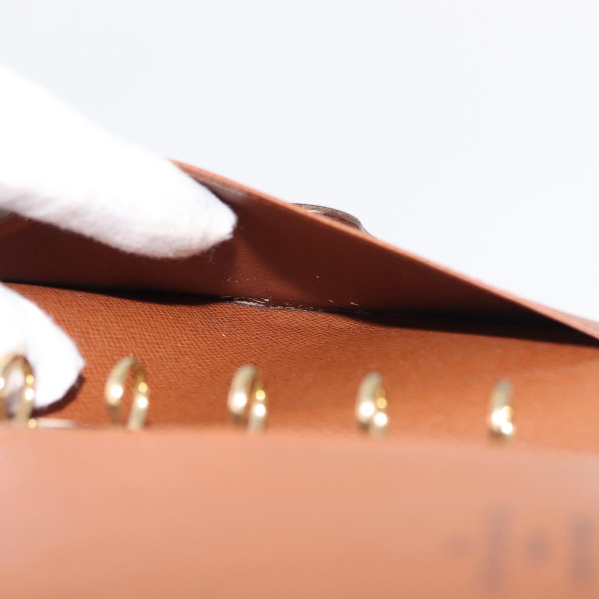 LOUIS VUITTON Monogram Agenda PM Day Planner Cover R20005 LV Auth 147184
