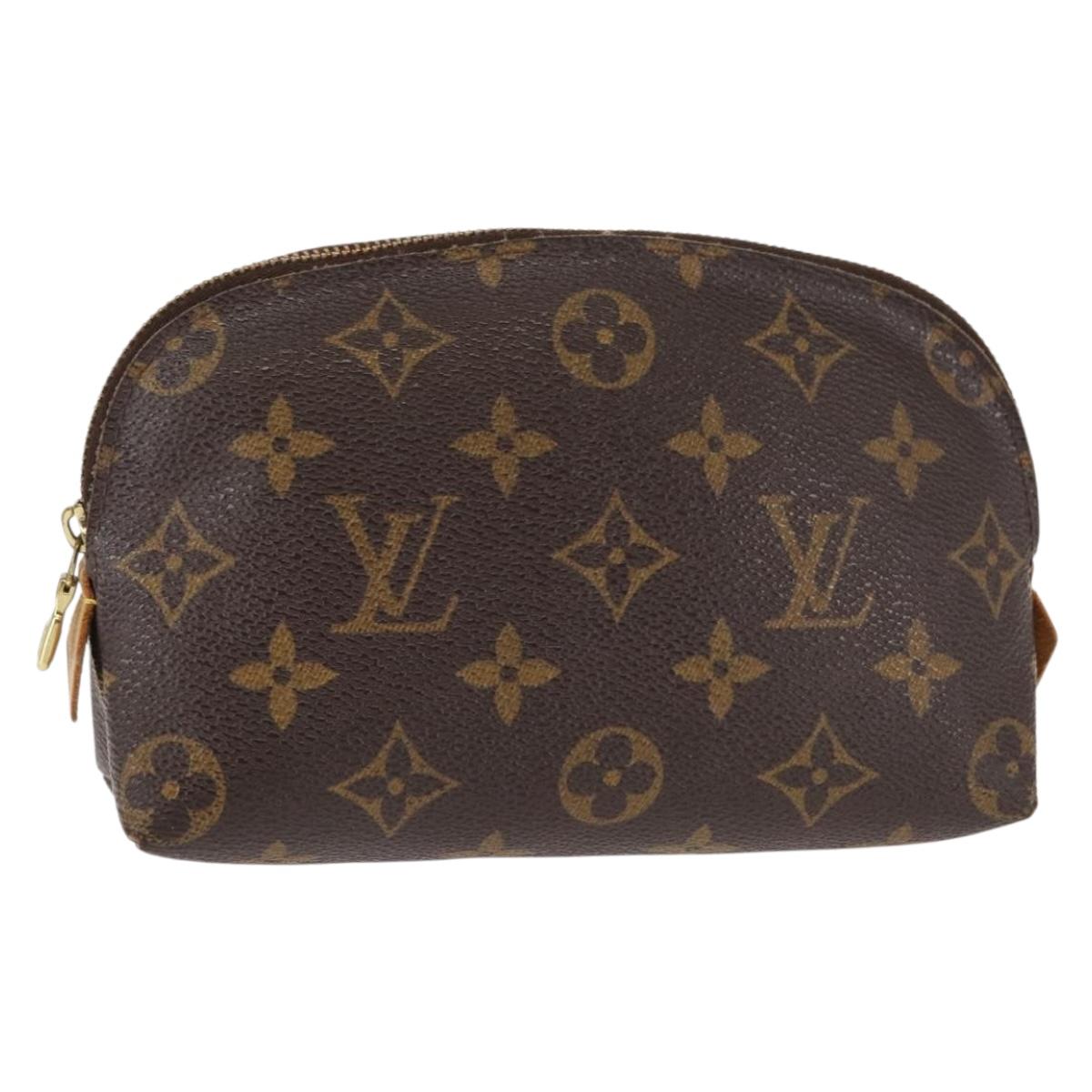 LOUIS VUITTON Monogram Pochette Cosmetic PM Pouch M43998 LV Auth 147185