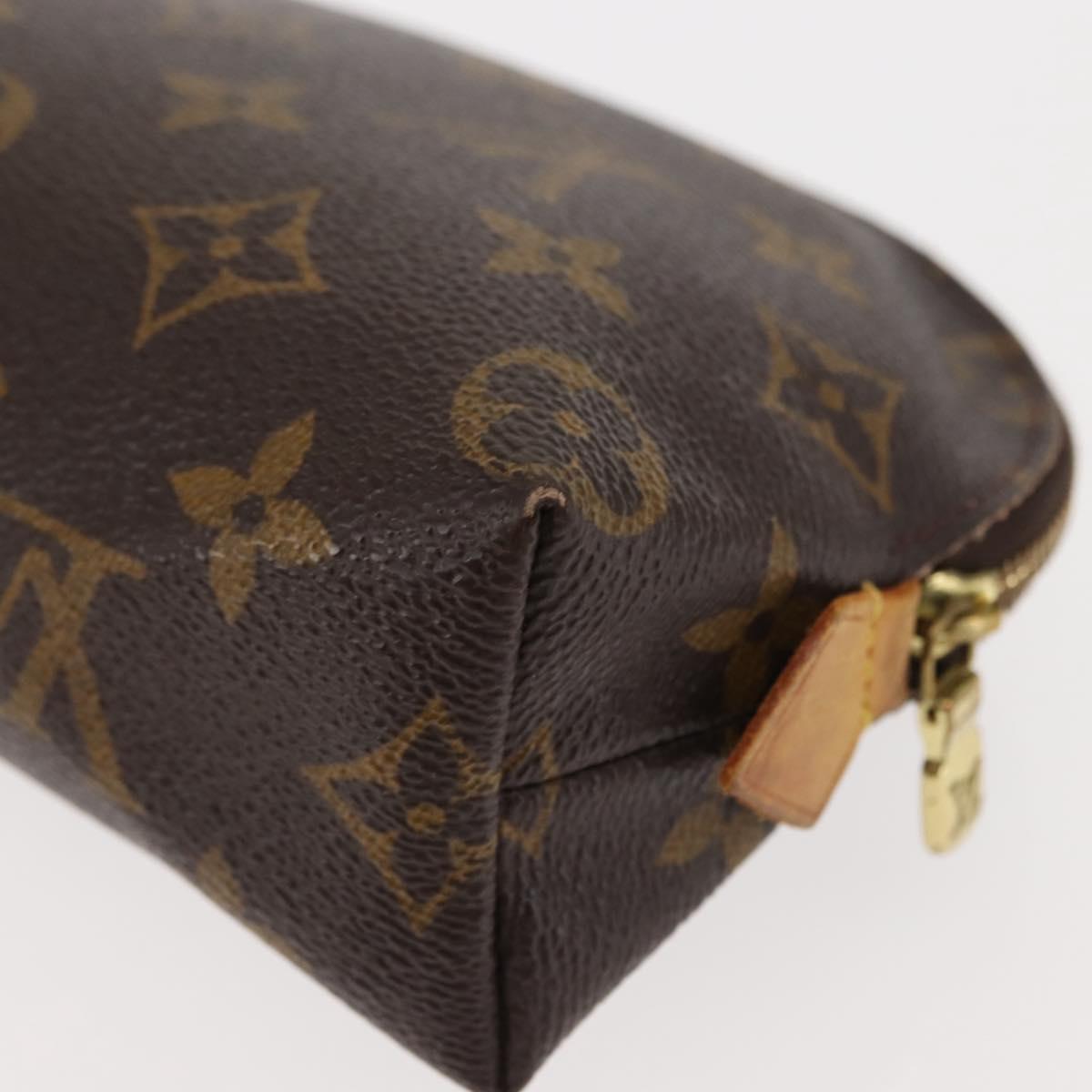 LOUIS VUITTON Monogram Pochette Cosmetic PM Pouch M43998 LV Auth 147185