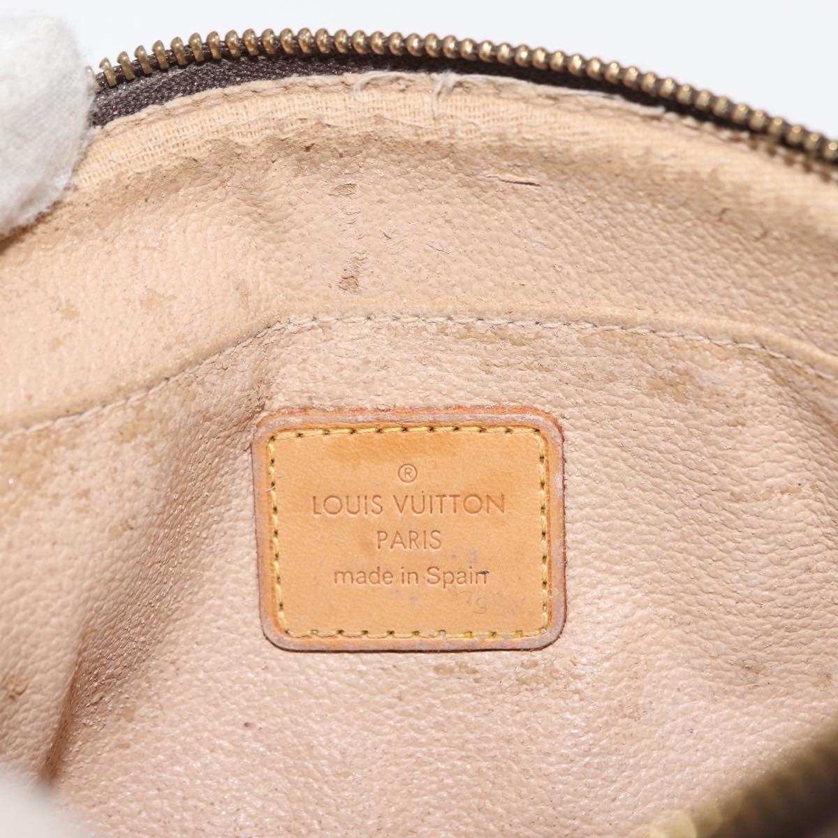 LOUIS VUITTON Monogram Pochette Cosmetic PM Pouch M43998 LV Auth 147185