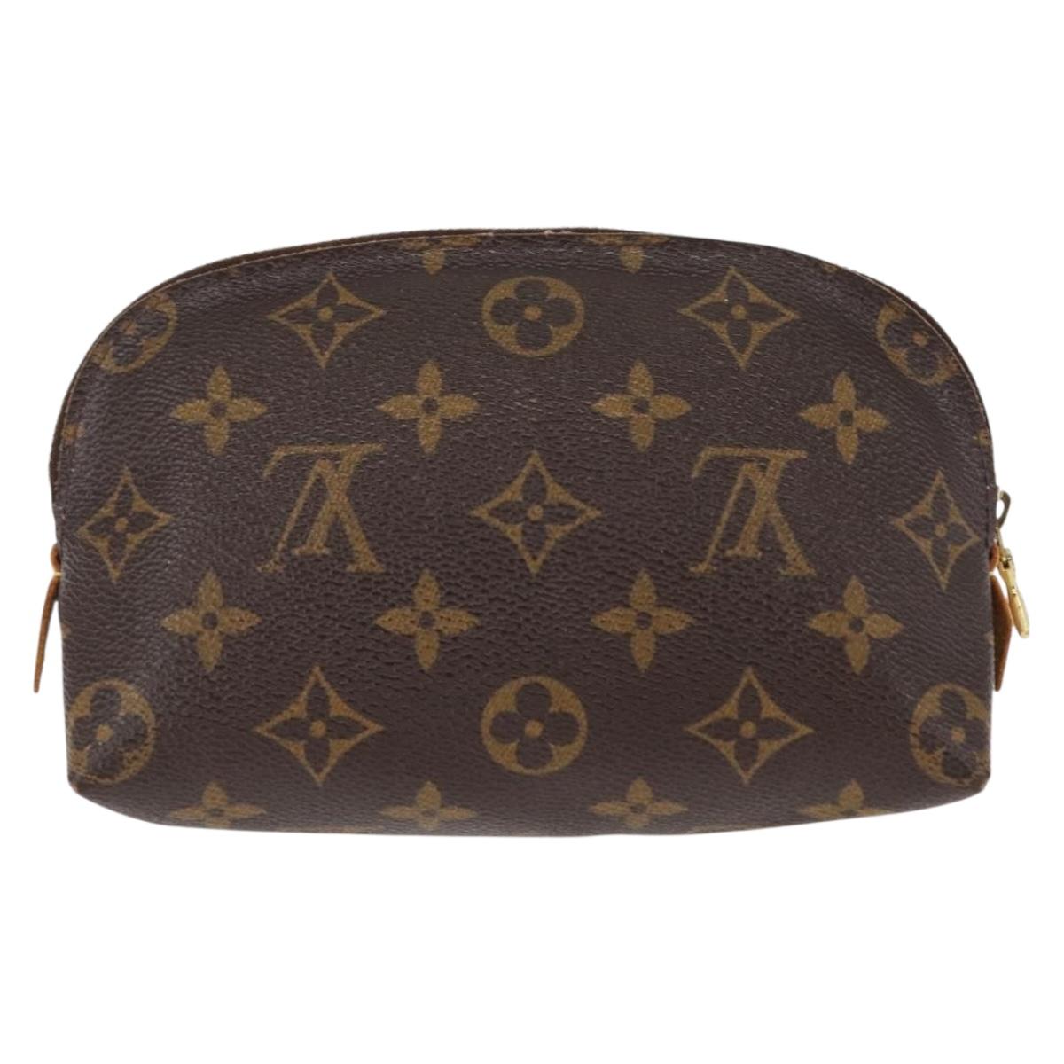 LOUIS VUITTON Monogram Pochette Cosmetic PM Pouch M43998 LV Auth 147185