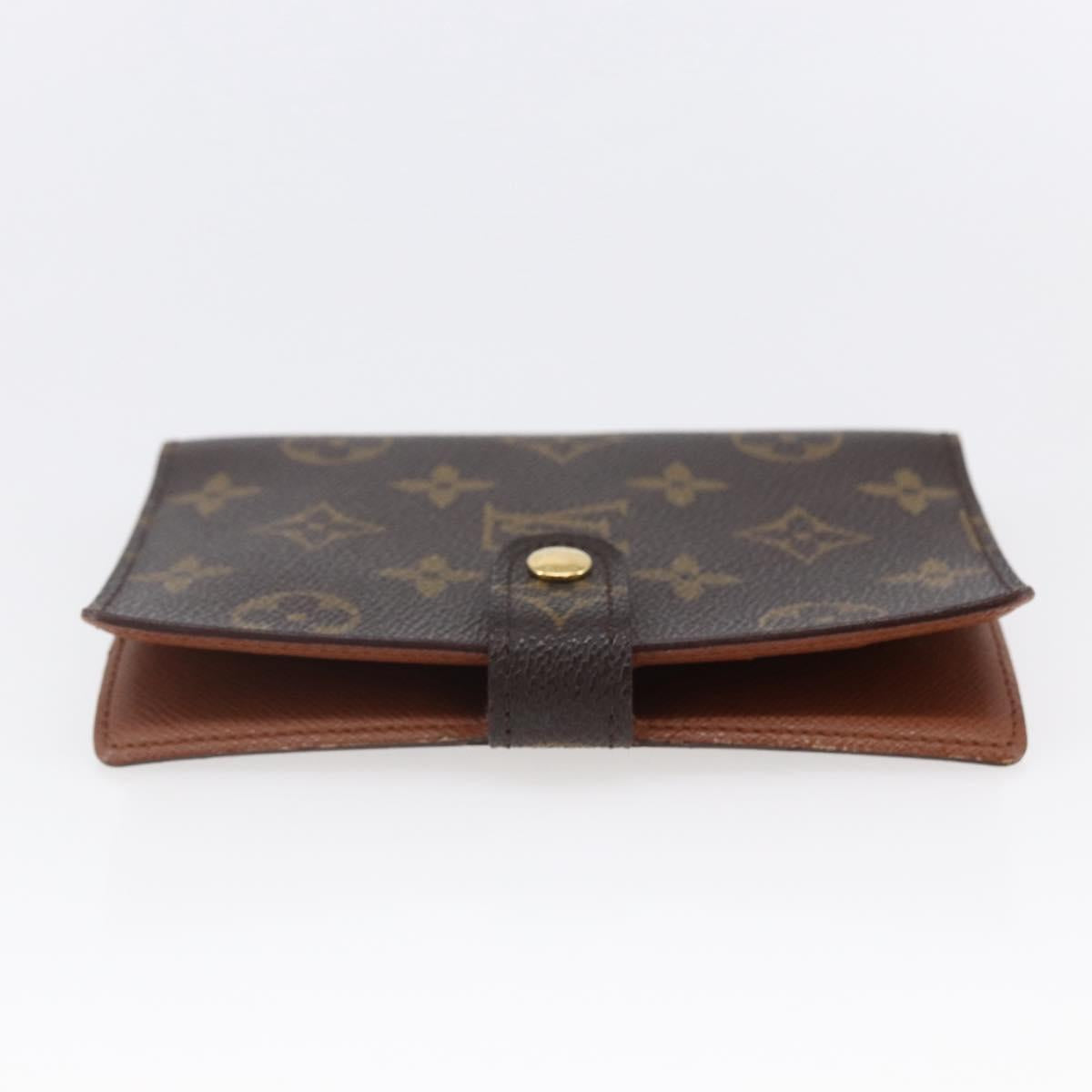 LOUIS VUITTON Monogram Agenda PM Day Planner Cover R20005 LV Auth 147188