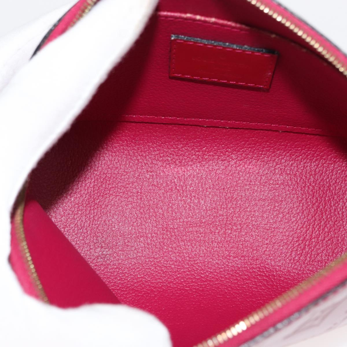 LOUIS VUITTON Monogram Vernis Pochette Pouch Rose Indian M90009 LV Auth 147191