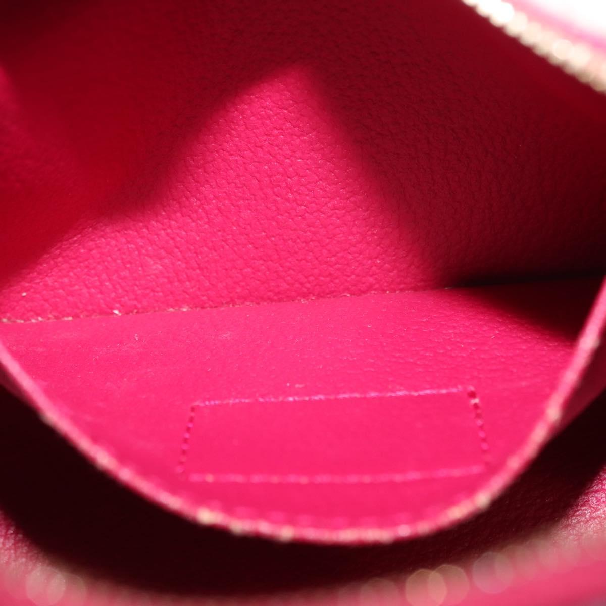 LOUIS VUITTON Monogram Vernis Pochette Pouch Rose Indian M90009 LV Auth 147191