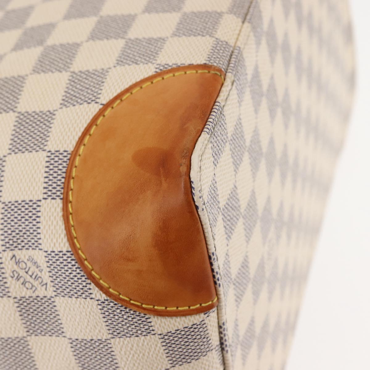 LOUIS VUITTON Damier Azur Hampstead PM Tote Bag N51207 LV Auth 147198