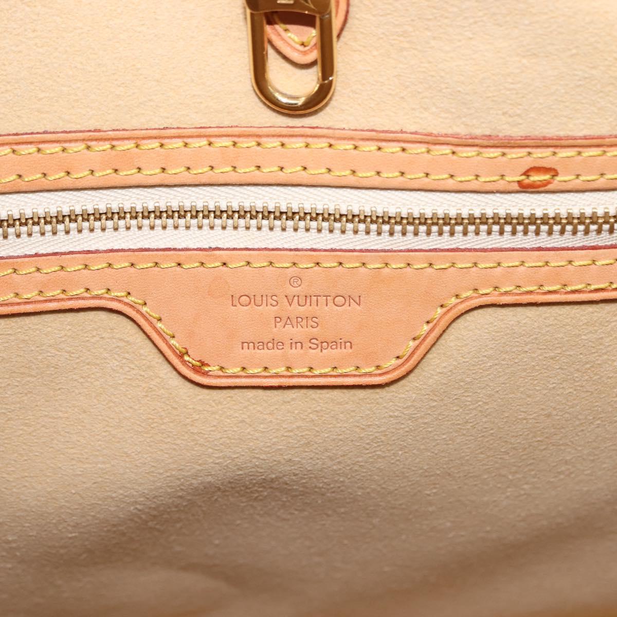 LOUIS VUITTON Damier Azur Hampstead PM Tote Bag N51207 LV Auth 147198