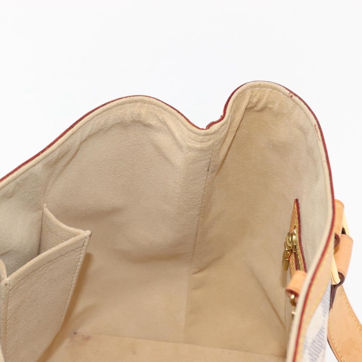 LOUIS VUITTON Damier Azur Hampstead PM Tote Bag N51207 LV Auth 147198