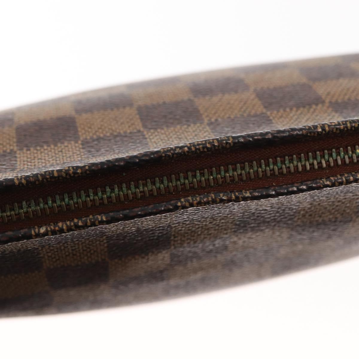 LOUIS VUITTON Damier Ebene Poche Toilette 26 Pouch N47543 LV Auth 147199