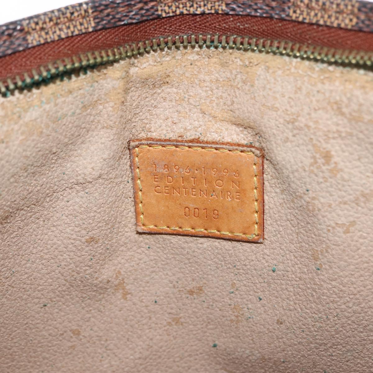 LOUIS VUITTON Damier Ebene Poche Toilette 26 Pouch N47543 LV Auth 147199