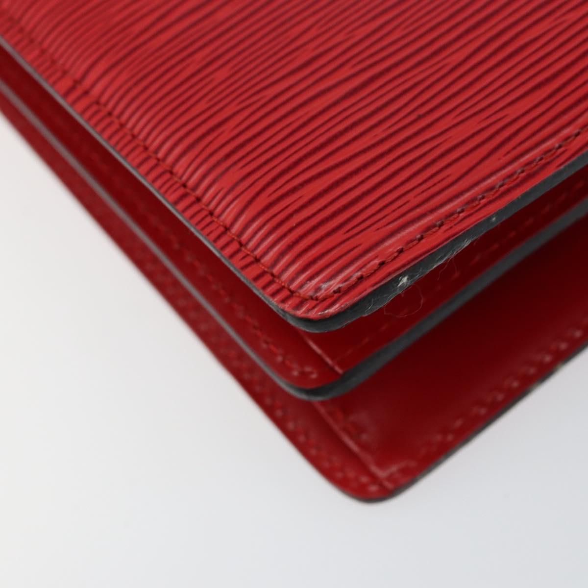 LOUIS VUITTON Epi Capuchin Shoulder Bag Red M52347 LV Auth 147201