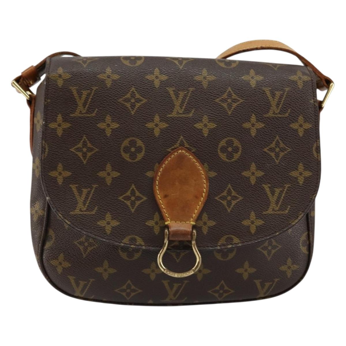 LOUIS VUITTON Monogram Saint Cloud GM Shoulder Bag M51242 LV Auth 147203