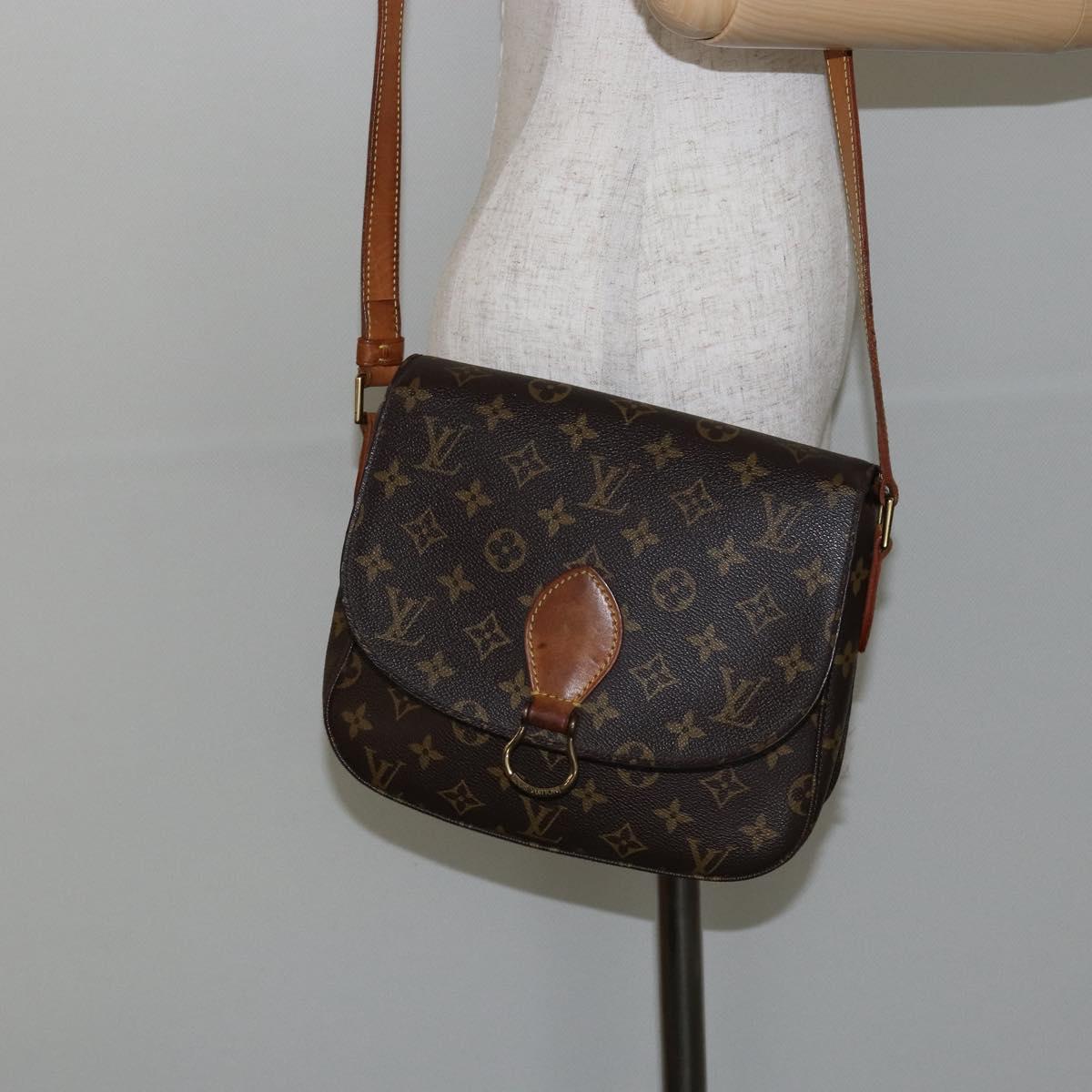 LOUIS VUITTON Monogram Saint Cloud GM Shoulder Bag M51242 LV Auth 147203