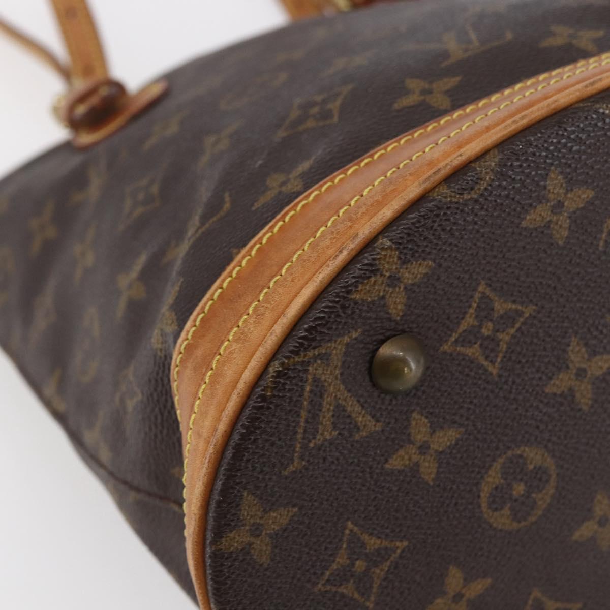 LOUIS VUITTON Monogram Bucket PM Shoulder Bag M42238 LV Auth 147211