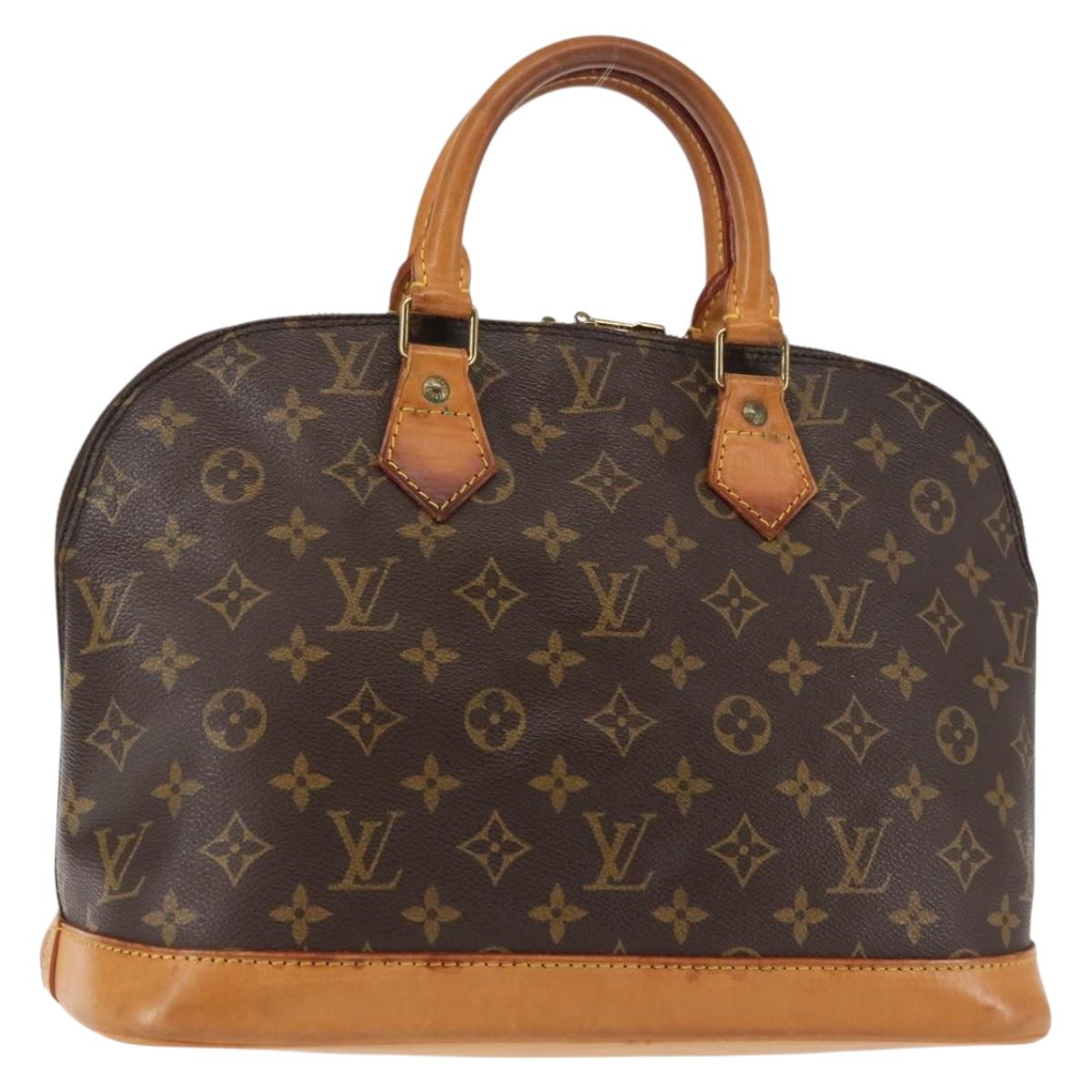LOUIS VUITTON Monogram Alma Hand Bag M51130 LV Auth 147212