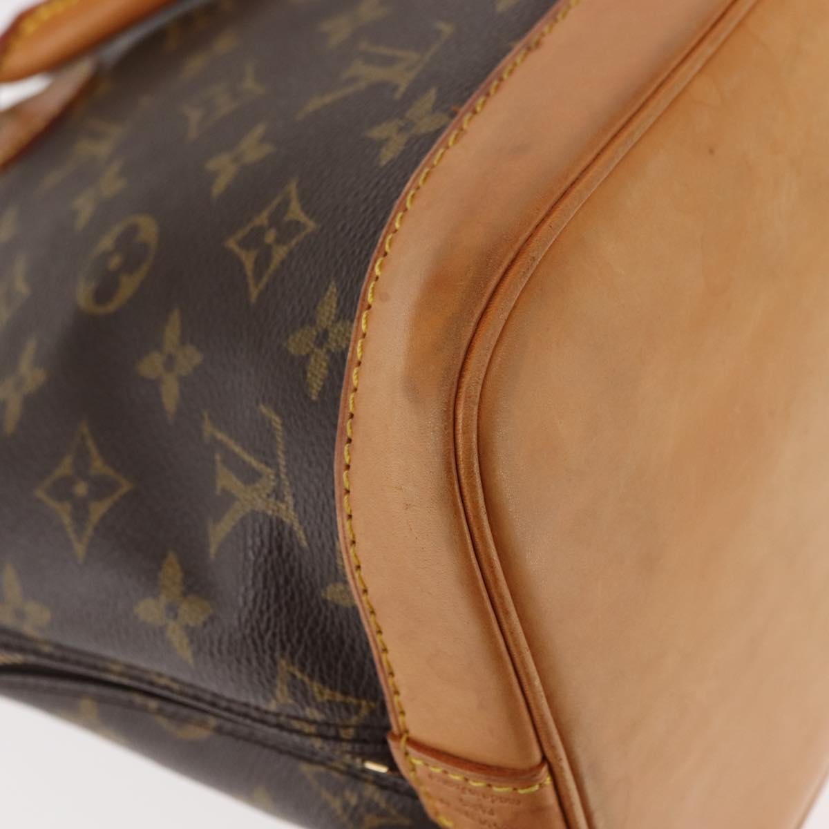 LOUIS VUITTON Monogram Alma Hand Bag M51130 LV Auth 147212